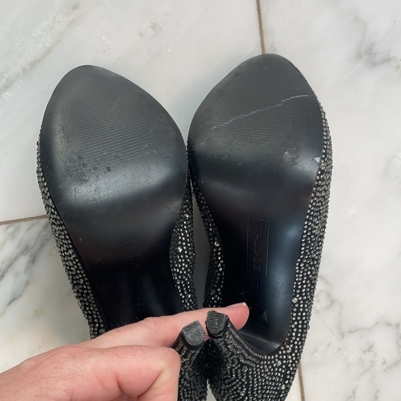 STEVEN by Steve Madden rhinestone ankle booties size 7 - Picture 7 of 8